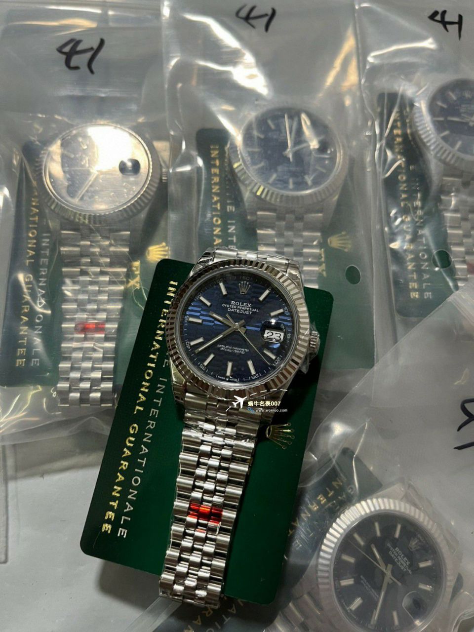 VS厂顶级复刻手表劳力士41日志型格子纹高仿m126334-0030，m126334-0031腕表 / R765