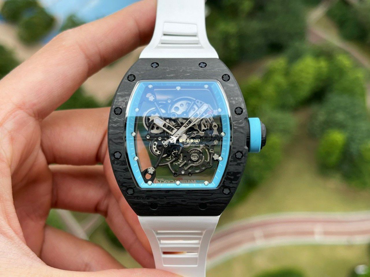 BBR厂一比一复刻高仿理查德米勒RM055一体机芯手表/六点位飞轮可转 / BBRRMO55