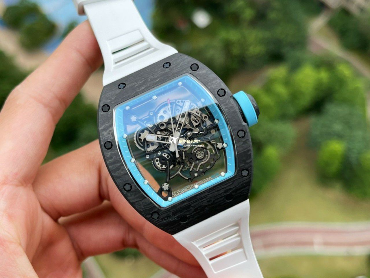 BBR厂一比一复刻高仿理查德米勒RM055一体机芯手表/六点位飞轮可转 / BBRRMO55