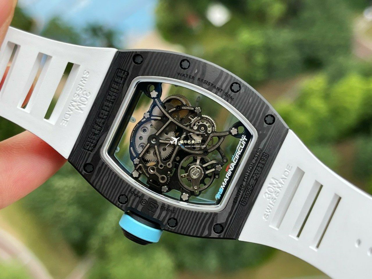 BBR厂一比一复刻高仿理查德米勒RM055一体机芯手表/六点位飞轮可转 / BBRRMO55