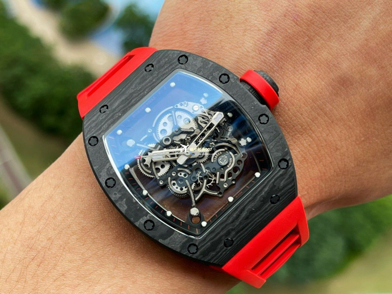 BBR厂一比一复刻高仿理查德米勒RM055一体机芯手表/六点位飞轮可转 / BBRRMO55