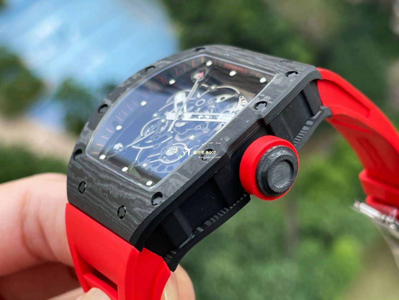 BBR厂一比一复刻高仿理查德米勒RM055一体机芯手表/六点位飞轮可转 / BBRRMO55