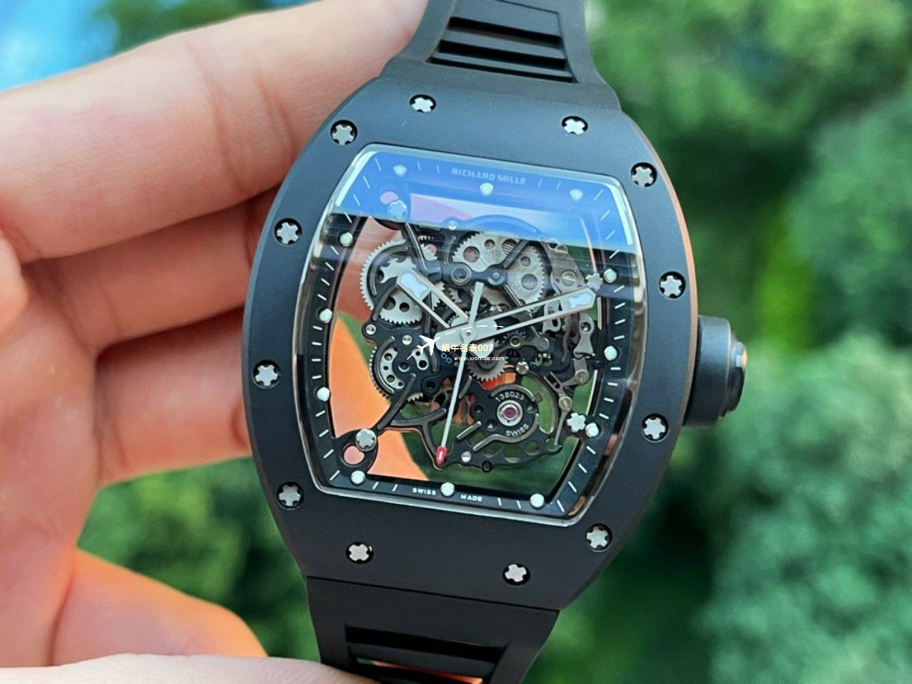 BBR厂一比一复刻高仿理查德米勒RM055一体机芯手表/六点位飞轮可转 / BBRRMO55