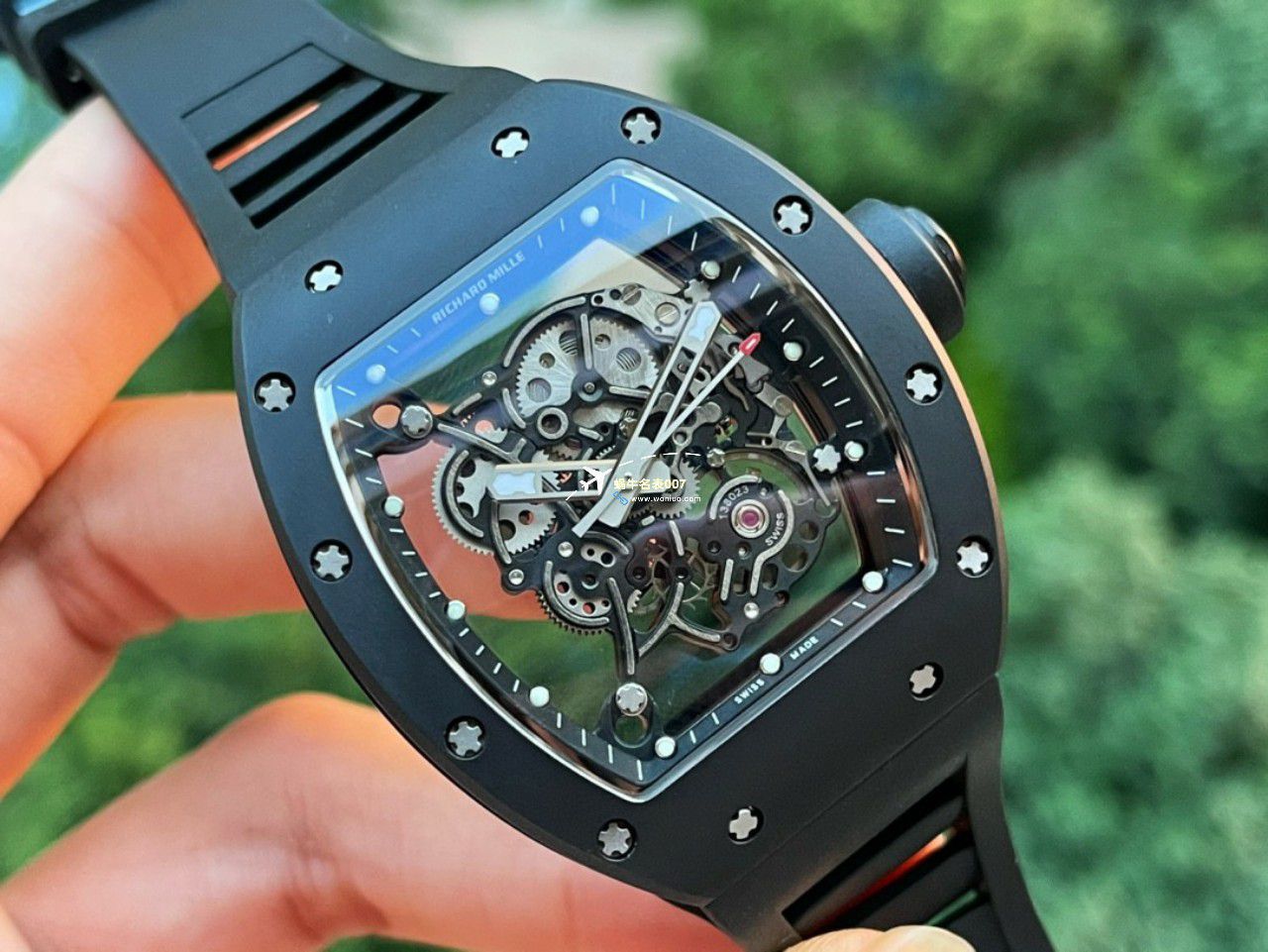 BBR厂一比一复刻高仿理查德米勒RM055一体机芯手表/六点位飞轮可转 / BBRRMO55