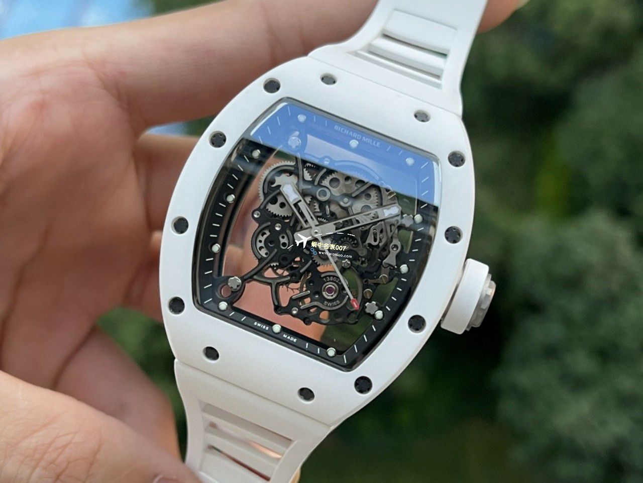 BBR厂一比一复刻高仿理查德米勒RM055一体机芯手表/六点位飞轮可转 / BBRRMO55