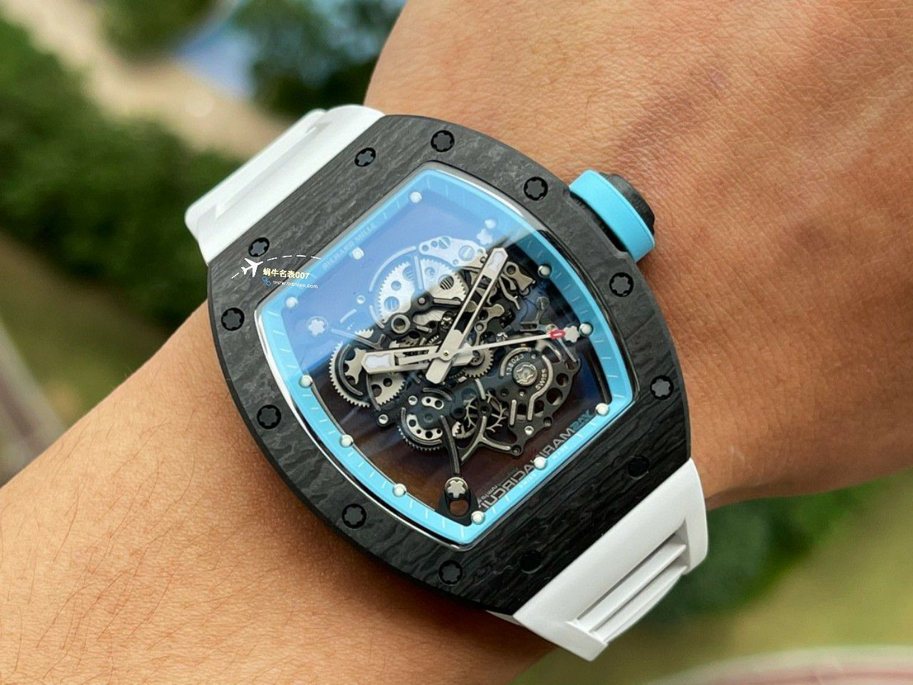 BBR厂一比一复刻高仿理查德米勒RM055一体机芯手表/六点位飞轮可转 / BBRRMO55