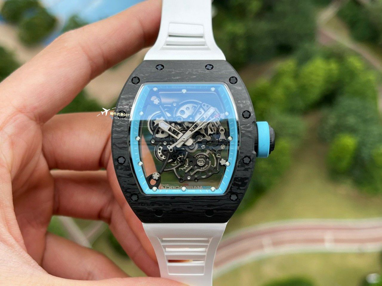 BBR厂一比一复刻高仿理查德米勒RM055一体机芯手表/六点位飞轮可转 / BBRRMO55