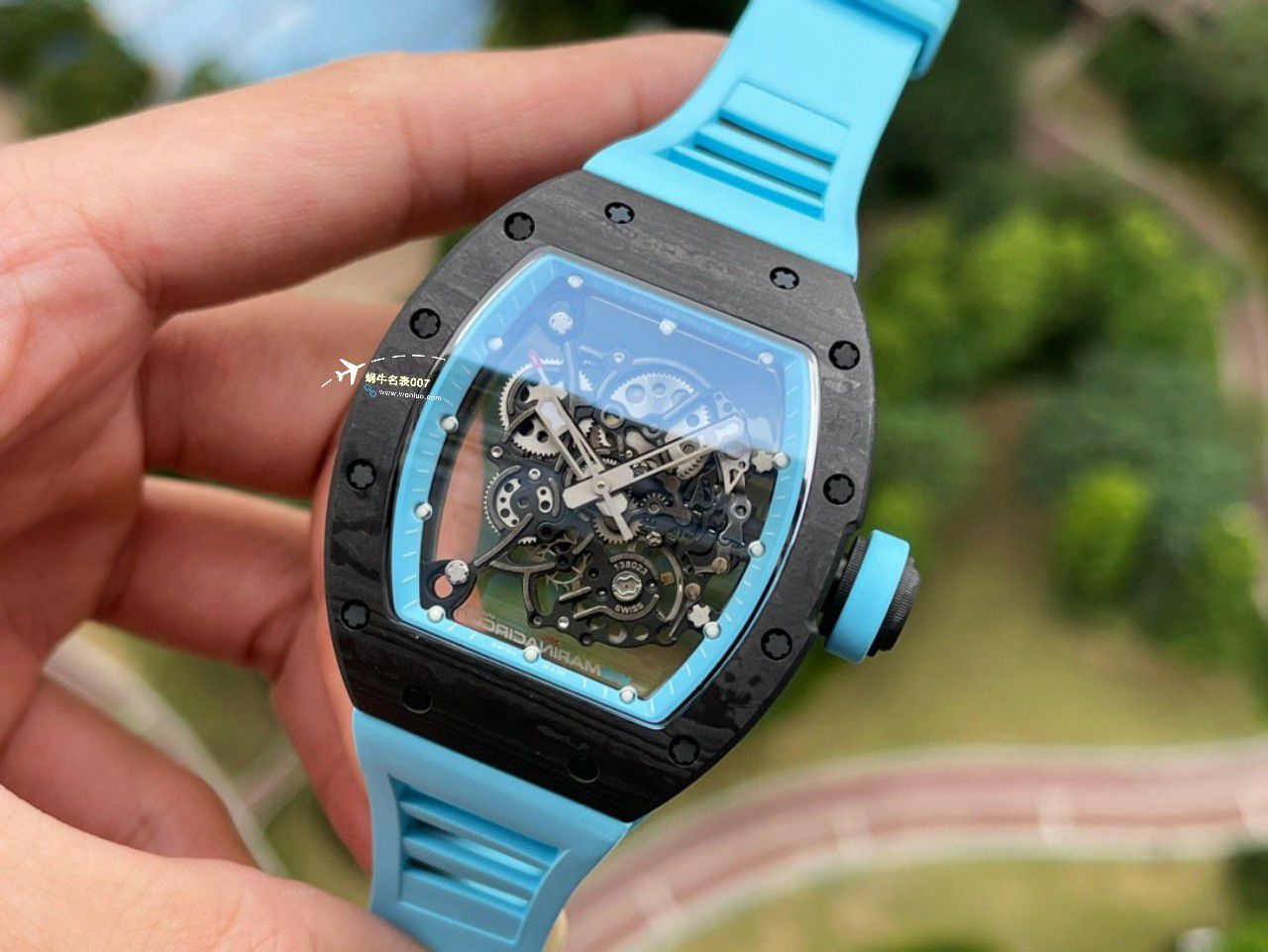 BBR厂一比一复刻高仿理查德米勒RM055一体机芯手表/六点位飞轮可转 / BBRRMO55