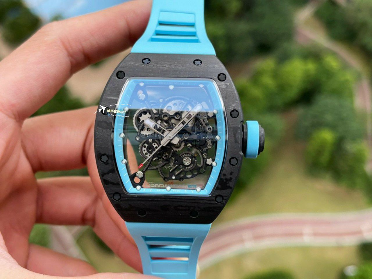 BBR厂一比一复刻高仿理查德米勒RM055一体机芯手表/六点位飞轮可转 / BBRRMO55