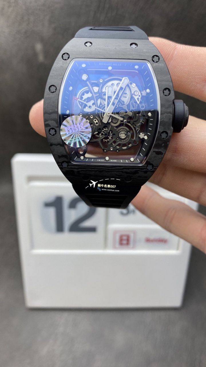 BBR厂一比一复刻高仿理查德米勒RM055一体机芯手表/六点位飞轮可转 / BBRRMO55
