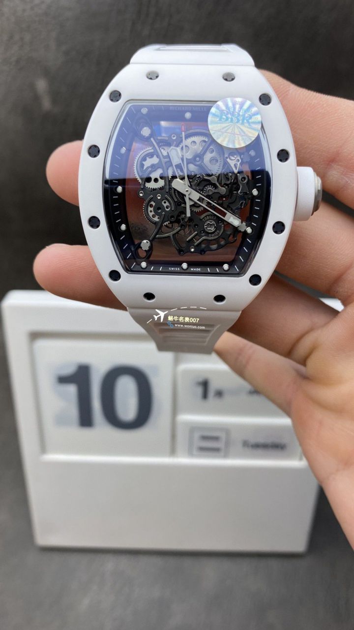 BBR厂一比一复刻高仿理查德米勒RM055一体机芯手表/六点位飞轮可转 / BBRRMO55