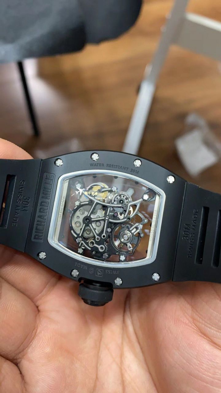 BBR厂一比一复刻高仿理查德米勒RM055一体机芯手表/六点位飞轮可转 / BBRRMO55