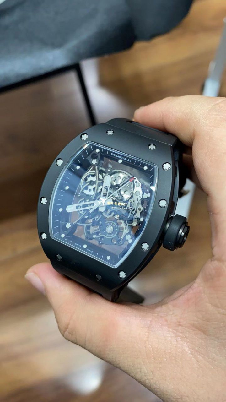 BBR厂一比一复刻高仿理查德米勒RM055一体机芯手表/六点位飞轮可转 / BBRRMO55