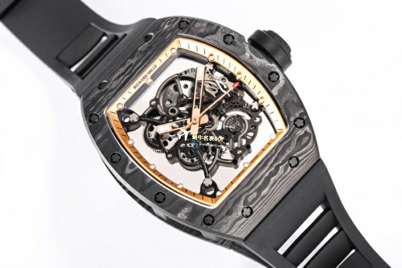 BBR厂一比一复刻高仿理查德米勒RM055一体机芯手表/六点位飞轮可转 / BBRRMO55