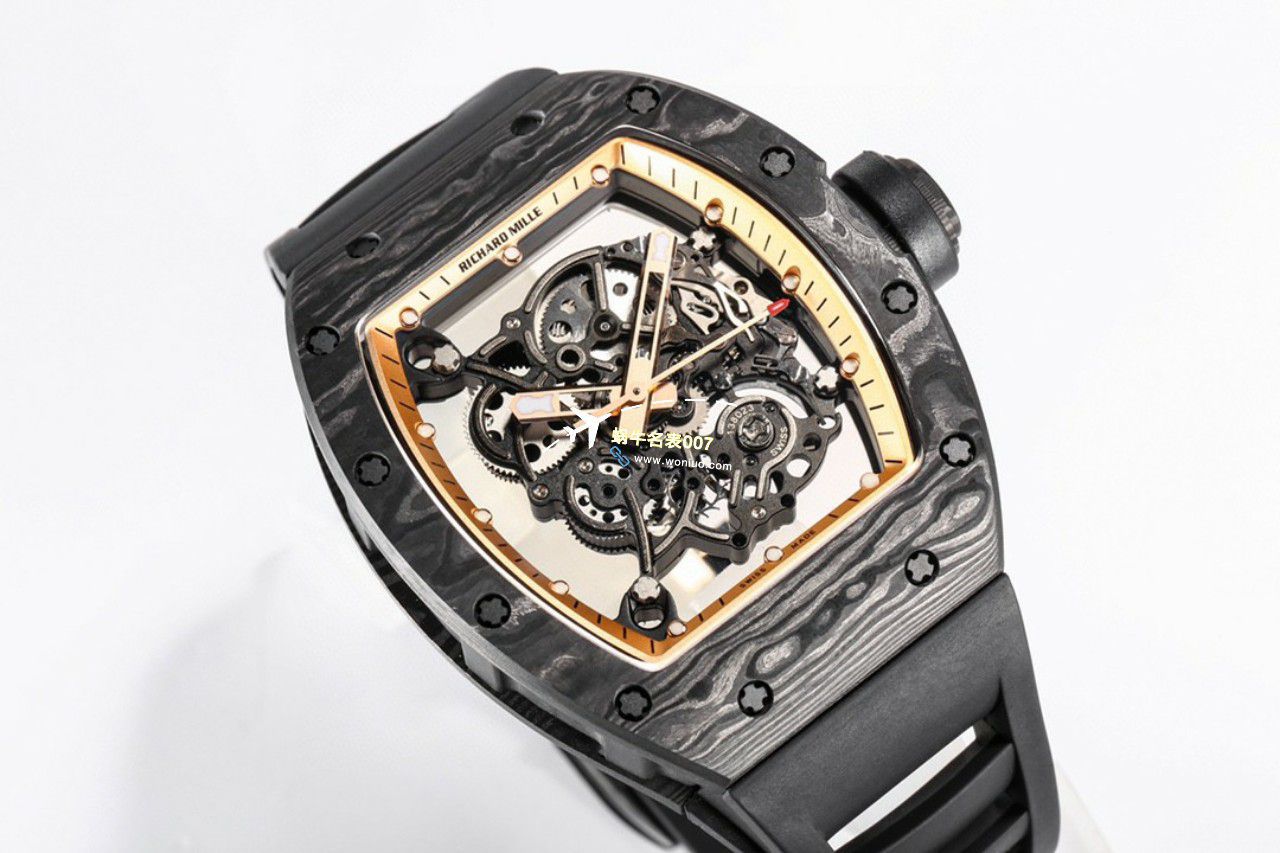BBR厂一比一复刻高仿理查德米勒RM055一体机芯手表/六点位飞轮可转 / BBRRMO55