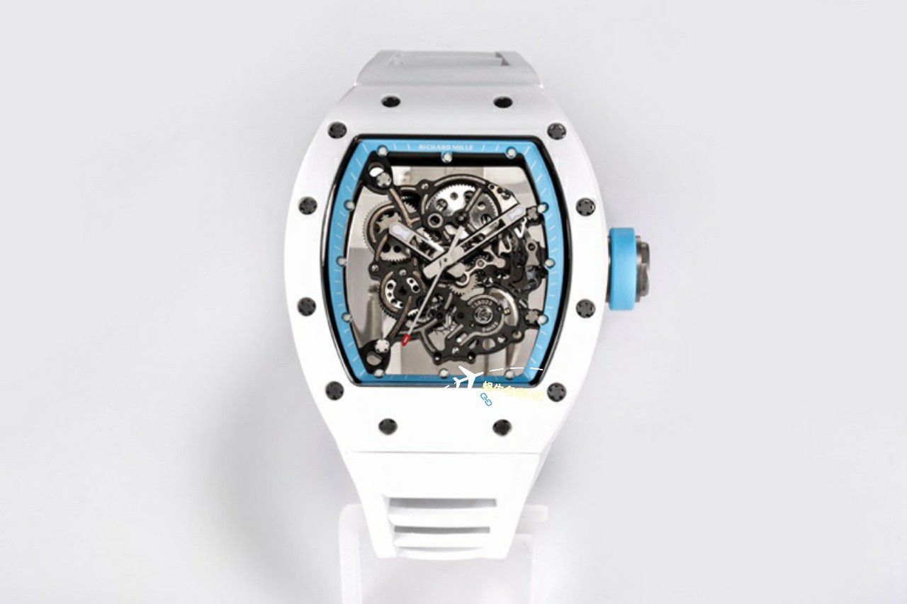 BBR厂一比一复刻高仿理查德米勒RM055一体机芯手表/六点位飞轮可转 / BBRRMO55