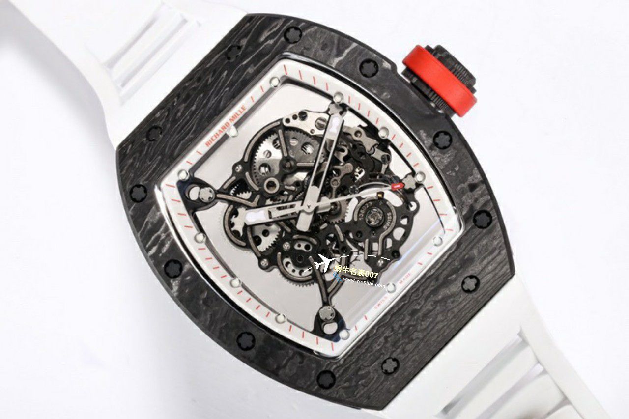 BBR厂一比一复刻高仿理查德米勒RM055一体机芯手表/六点位飞轮可转 / BBRRMO55
