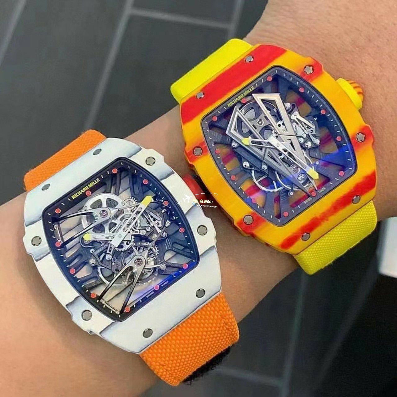 BBR厂一比一复刻理查德米勒西班牙公牛高仿RM27-03陀飞轮机芯NTPT碳纤维表壳手表 / BBRRM27-03