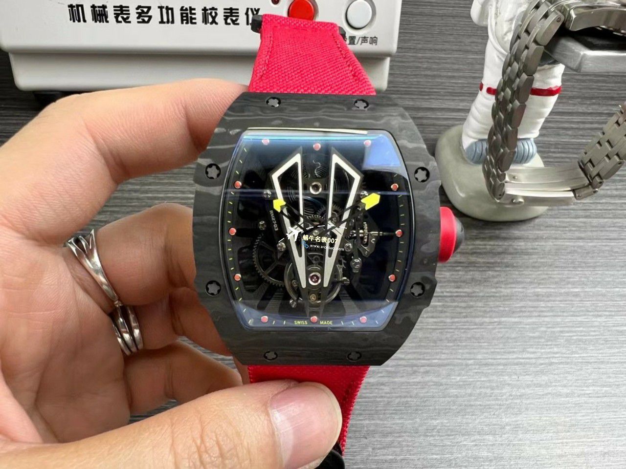 BBR厂一比一复刻理查德米勒西班牙公牛高仿RM27-03陀飞轮机芯NTPT碳纤维表壳手表 / BBRRM27-03