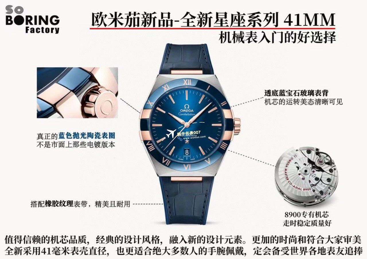 VS/SBF厂一比一顶级复刻高仿欧米茄第五代星座沙士灰131.33.41.21.06.001手表 / M779