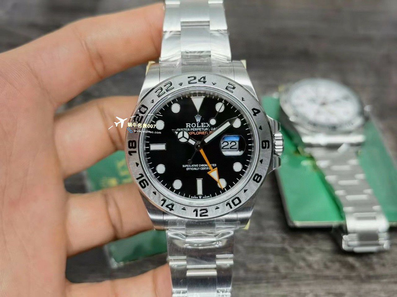 JVS一比一顶级复刻手表劳力士探险家二代高仿216570-77210和m216570-0001腕表 / R766