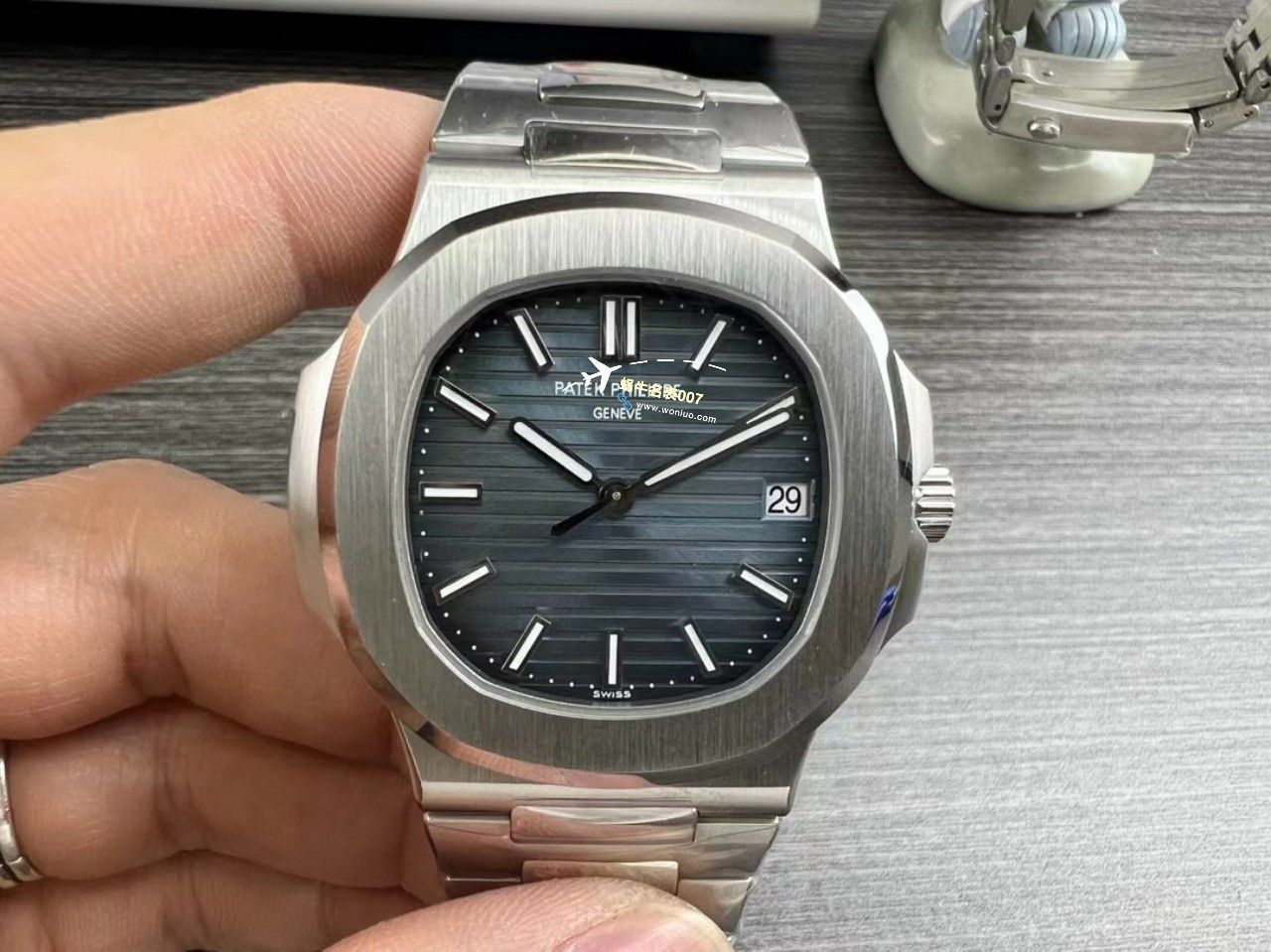 3k厂一比一顶级复刻高仿手表百达翡丽鹦鹉螺5711/1A-010手表 / BD372