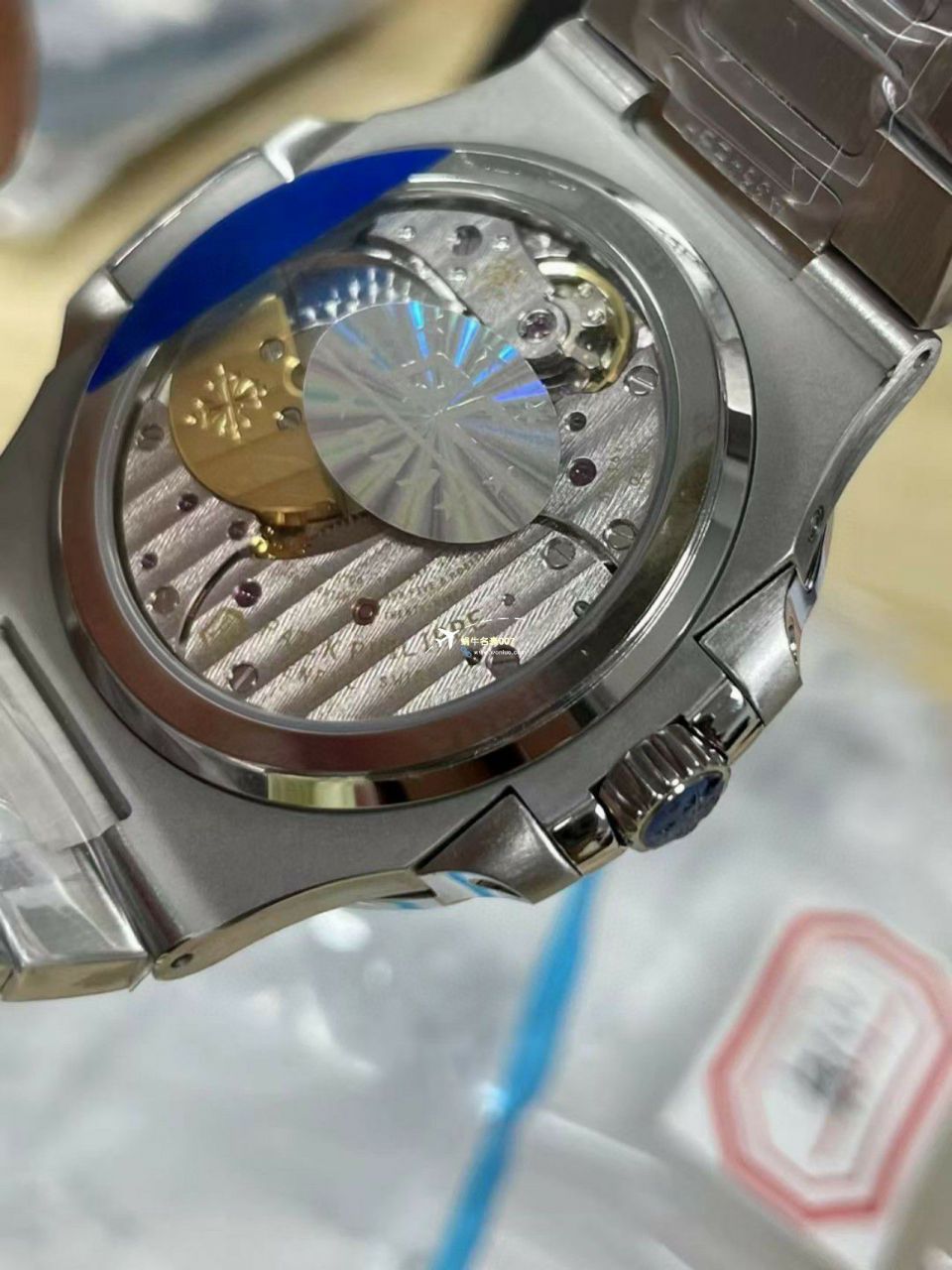 PPF/ZF厂一比一顶级复刻高仿手表百达翡丽V2真动能鹦鹉螺5712R-001，5712/1R-001金壳 / BD373