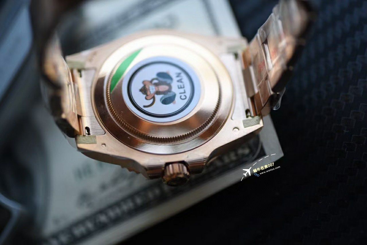 Clean厂C厂一比一精仿复刻高仿手表劳力士格林尼治型II全玫瑰金m126715chnr-0001腕表 / R775