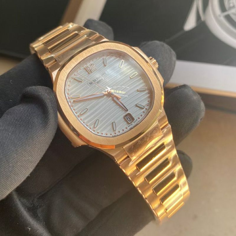 视频评测3k顶级复刻高仿一体机百达翡丽鹦鹉螺女表7118/1R-001腕表