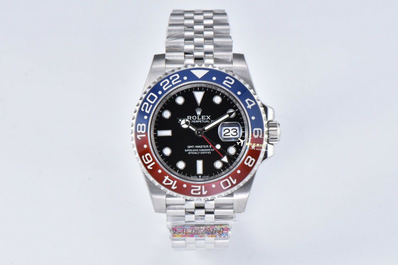 clean厂劳力士格林尼治m126710blnr-0002黑蓝国米圈，m126710blro-0001红蓝可乐圈顶级高仿复刻手表 / R786