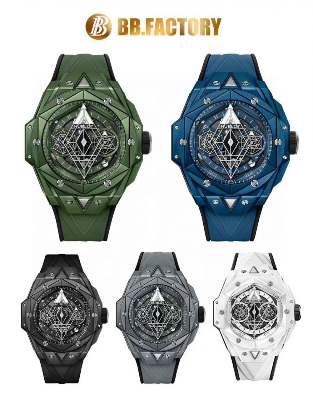 【视频评测】ZF/BBF厂宇舶刺青二代418.CX.1107.RX.MXM22高仿复刻手表 / YB126