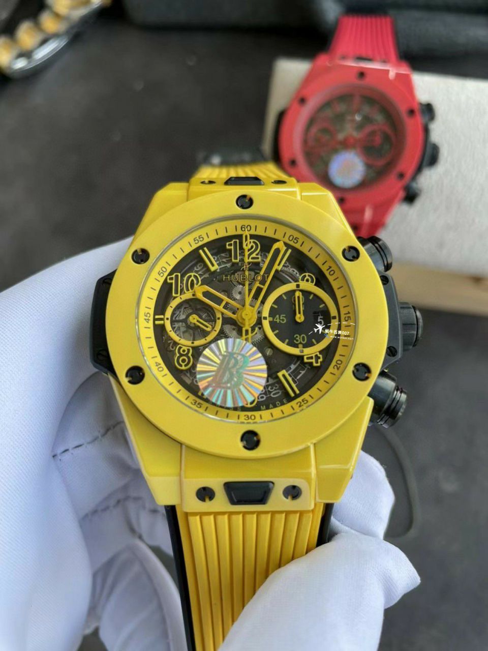 【视频评测】BBF、ZF厂宇舶系列高仿手表441.CF.8513.RX，蒂芙尼蓝441.EX.5120.RX腕表 / YB128