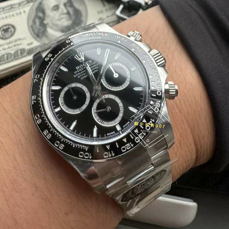 clean厂一比一复刻高仿4131机芯劳力士迪通拿m126500ln-0002腕表