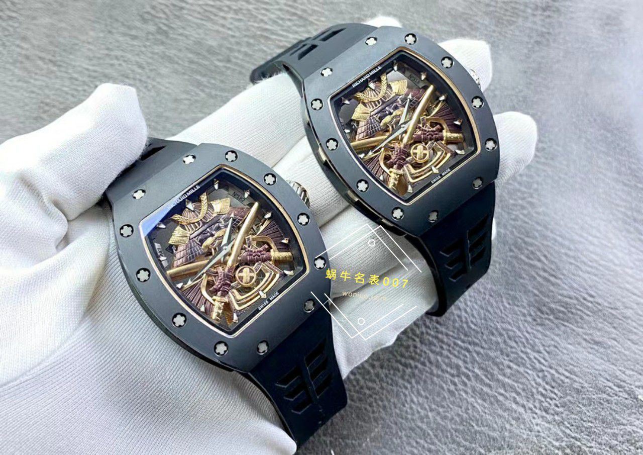 YS厂顶级复刻高仿理查德米勒RM47黑武士一体机真陀飞轮手表 / YSRM47