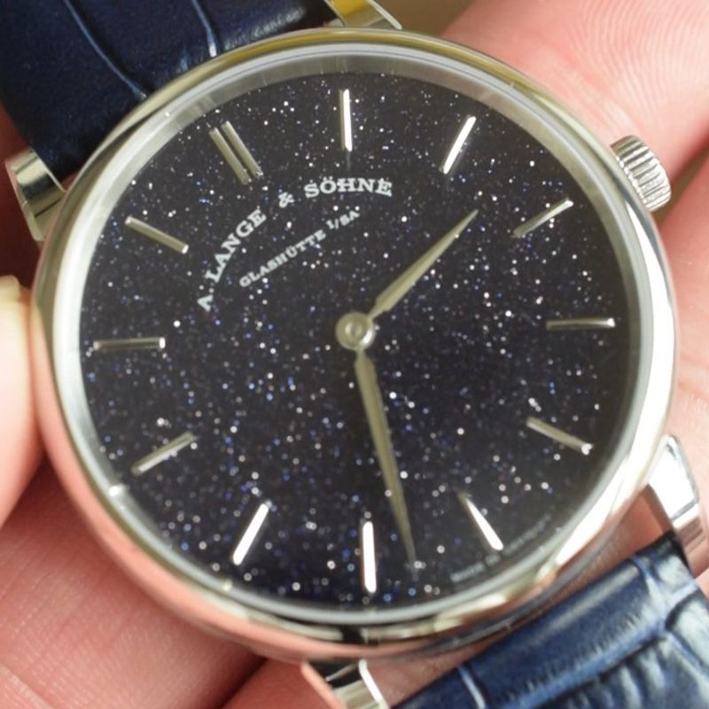 视频评测SV厂一比一复刻朗格高仿萨克森系列星空205.086腕表