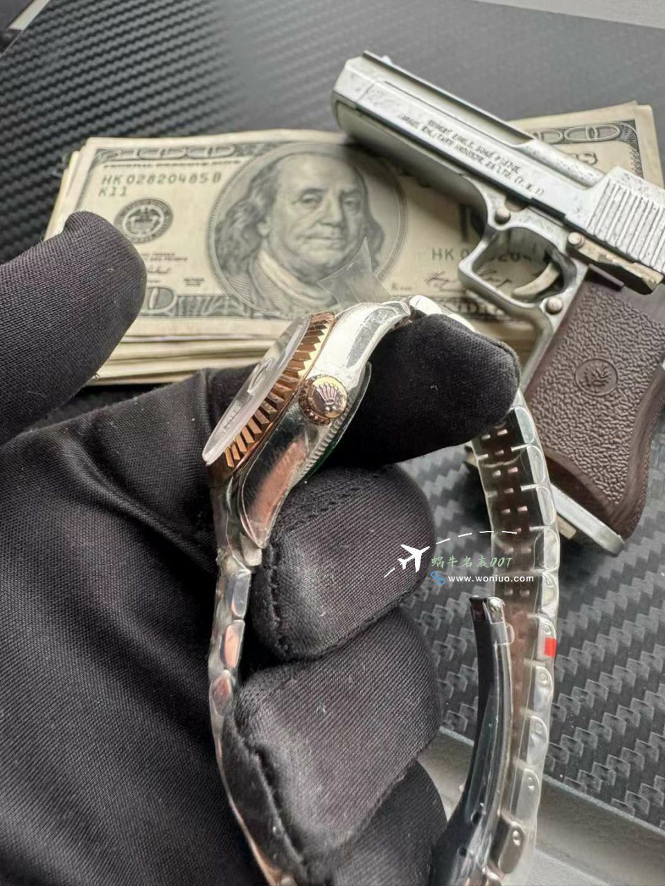 劳力士女装日志型28毫米m279171-0003复刻高仿巧克力面盘腕表 / R855