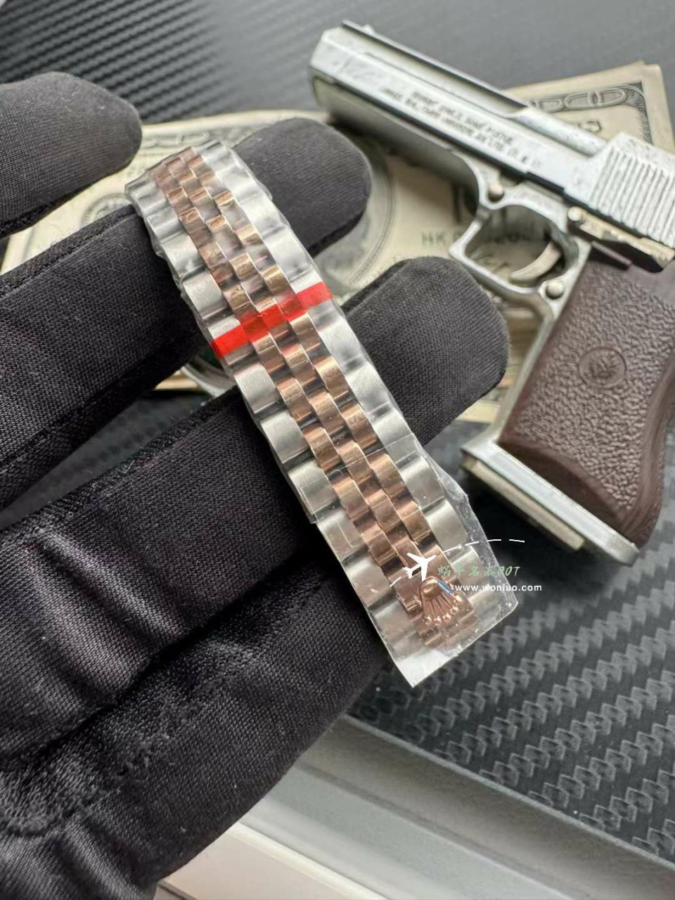 劳力士女装日志型28毫米m279171-0003复刻高仿巧克力面盘腕表 / R855