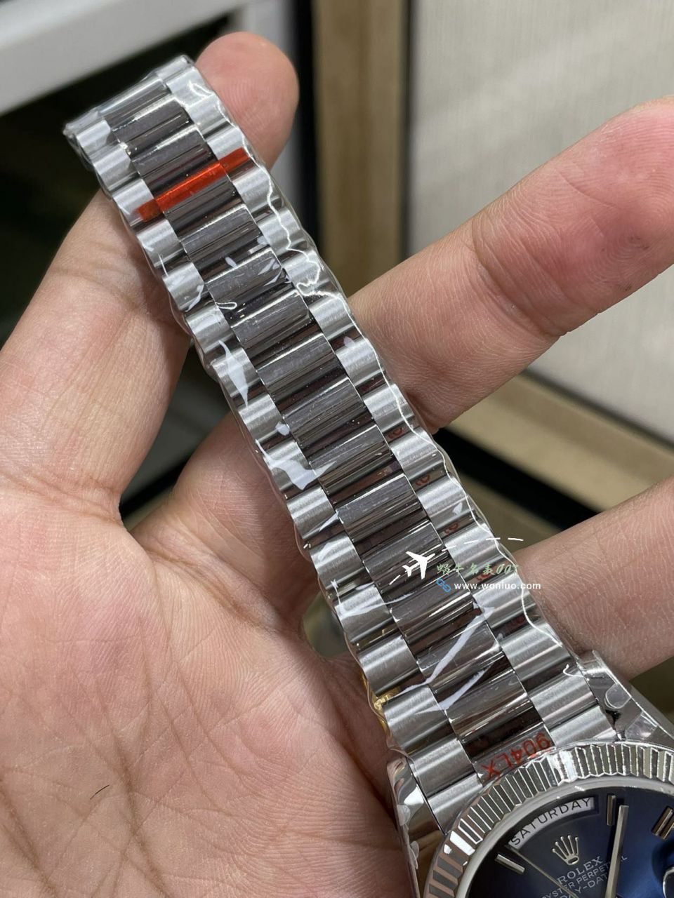 QF劳力士DD星期日历配重版本复刻高仿罗马烟熏绿m228238-0069，渐变蓝m228236-0024，渐变灰m228235-0055 / R857