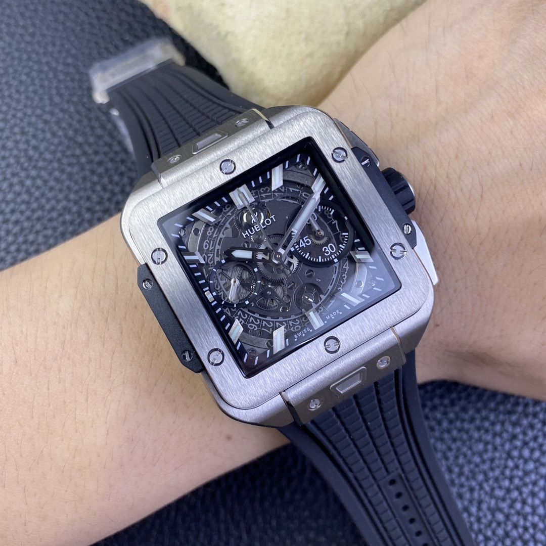 BBF宇舶SQUARE BANG UNICO方形一比一复刻高仿表821.OX.0180.RX，821.OM.0180.RX，821.NM.0170.RX，821.NX.0170.RX / YB131