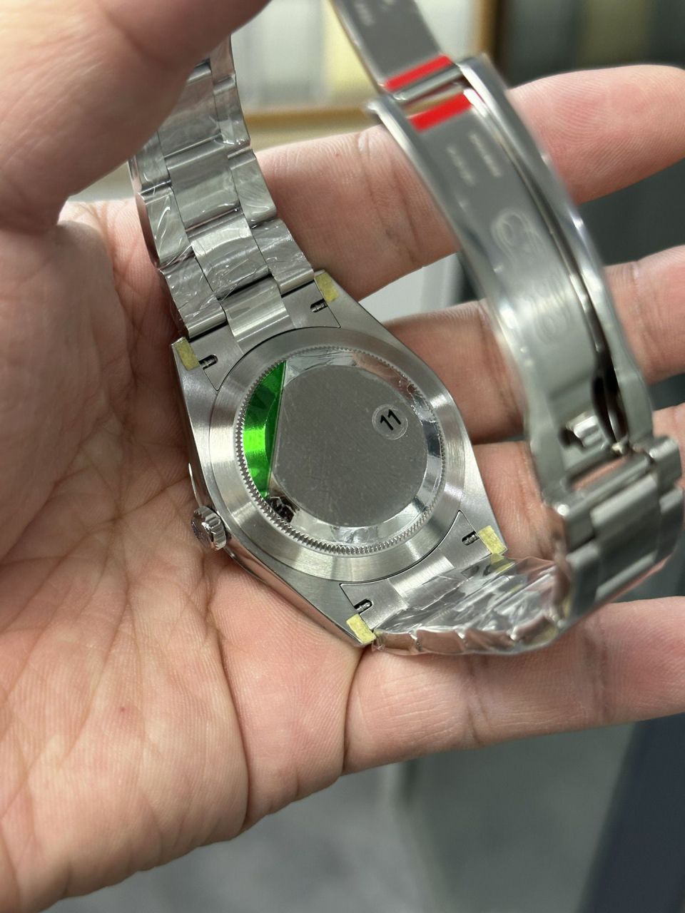 VS劳力士蚝式恒动41毫米m124300-0008一比一复刻高仿气球泡泡手表 / R858