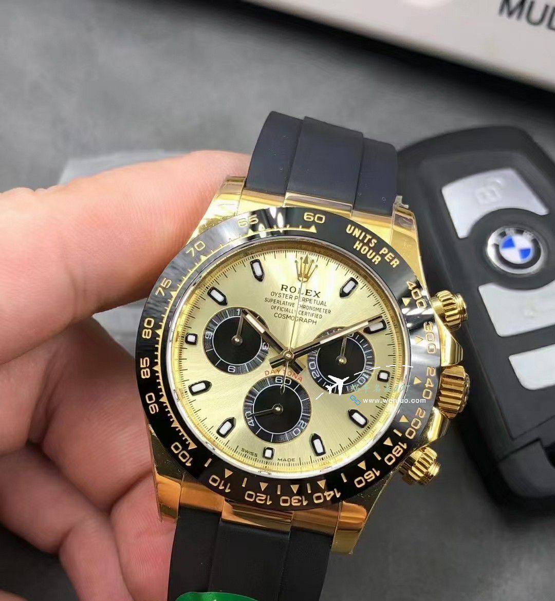 视频评测 APS配重一比一复刻高仿劳力士迪通拿水泥灰M116519ln-0027 / R865