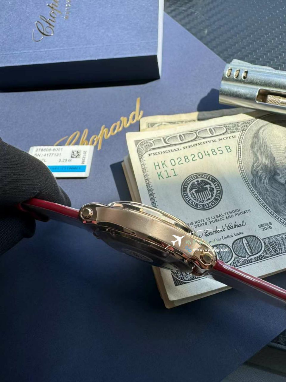 YF萧邦顶级复刻高仿女表HAPPY SPORT红面贝母系列275378-5005腕表 / XB088