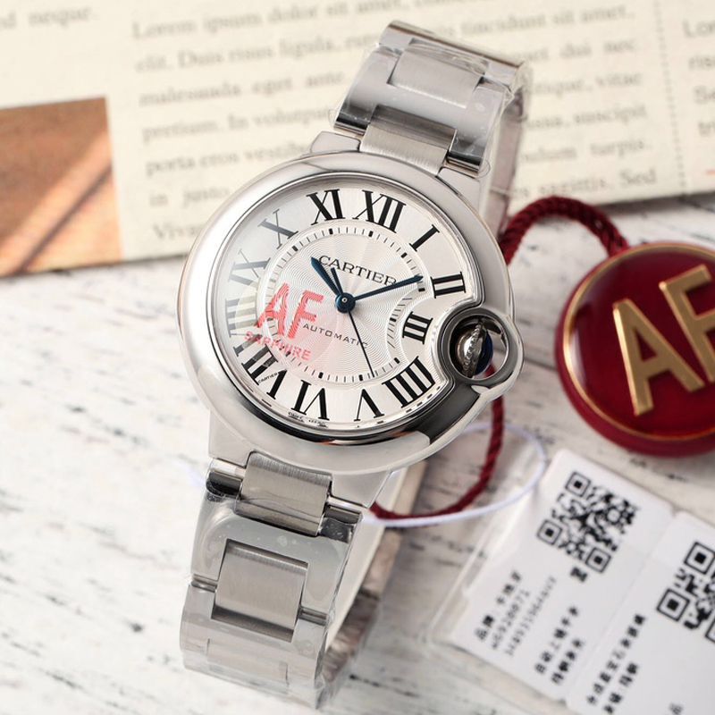 AF卡地亚蓝气球33毫米性价比NH05机械机芯女装