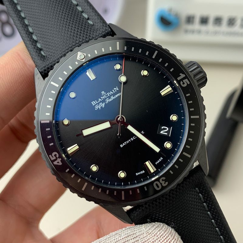 GF/GO宝珀五十噚顶级高仿手表5000-0130-B52-B，5000-0130-B52A，5000-0130-B52-B腕表