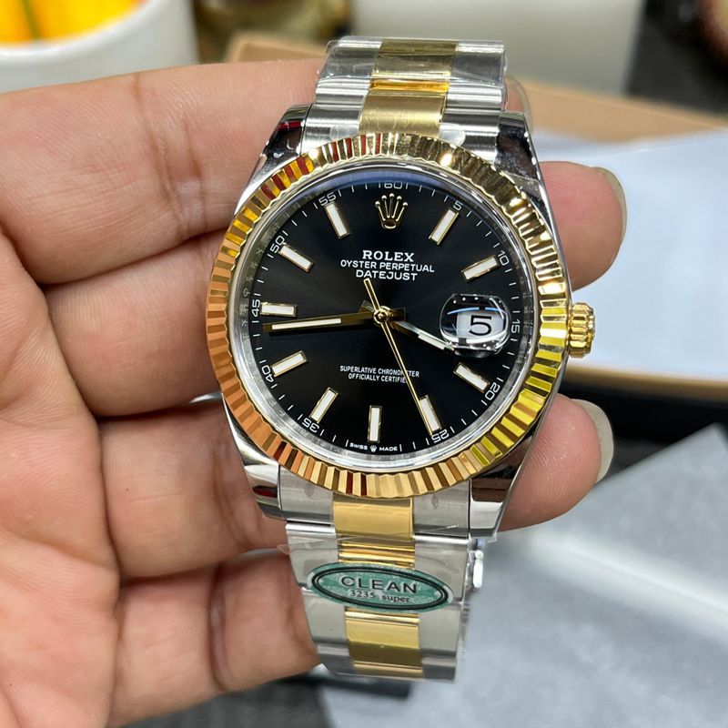C厂clean厂劳力士41毫米日志一比一高仿手表m126333-0013腕表 
