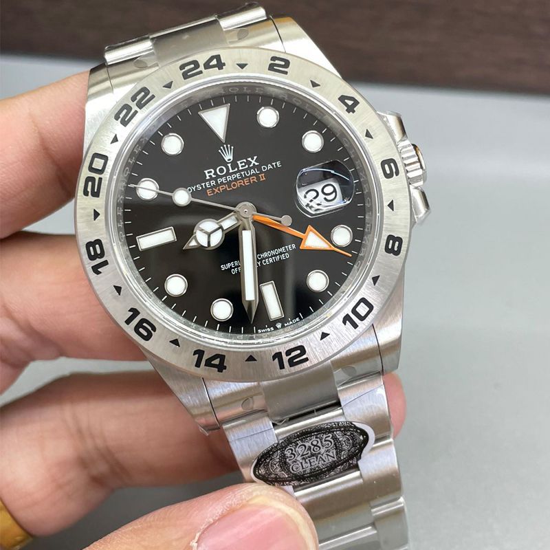 clean，C厂劳力士探险家型二代一比一高仿m226570-0002腕表
