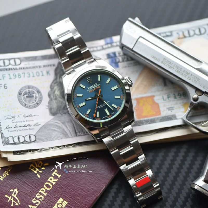 VS厂劳力士ROLEX绿玻璃闪电格磁型超A高仿手表m116400gv-0001黑盘腕表