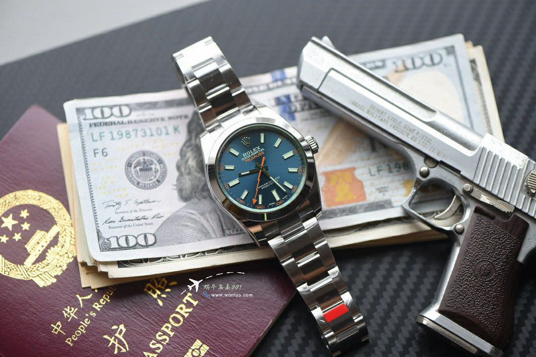 VS厂劳力士ROLEX绿玻璃闪电格磁型超A高仿手表m116400gv-0001黑盘腕表 / R898