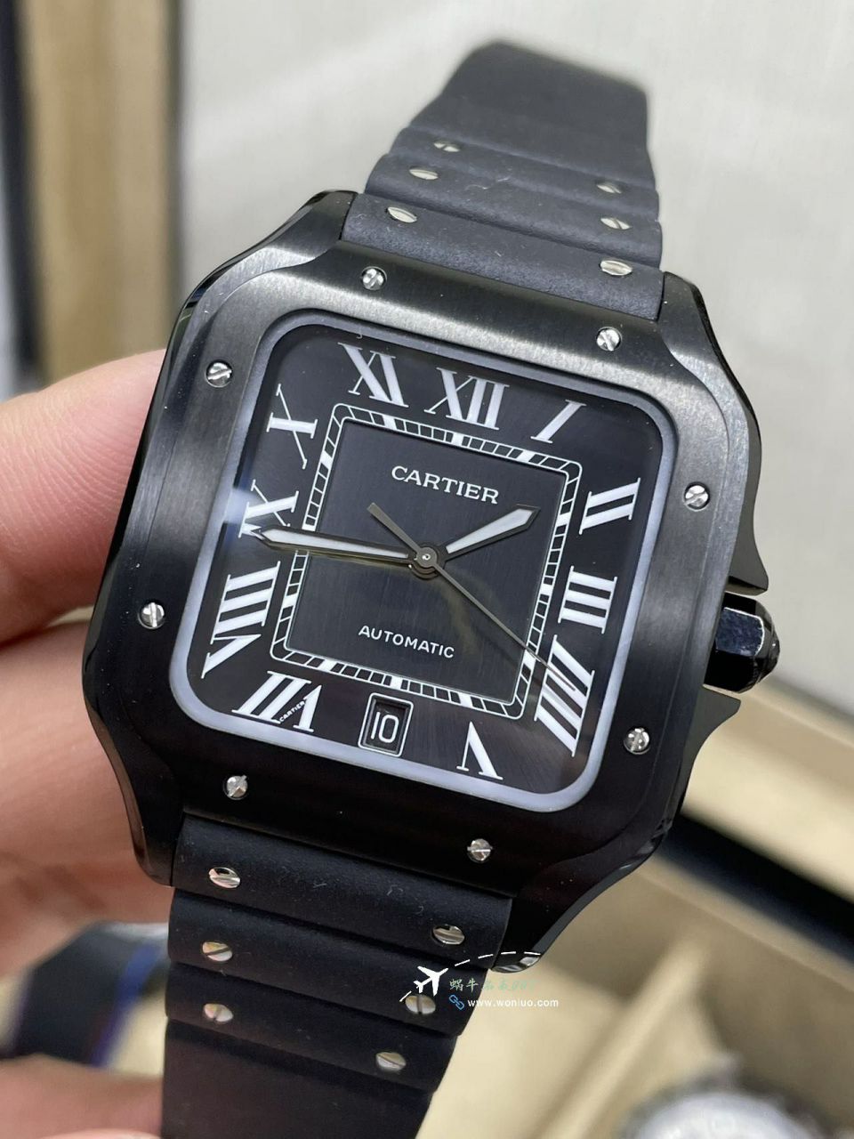 BV厂卡地亚山度士黑武士WSSA0039超A高仿复刻手表 / K379