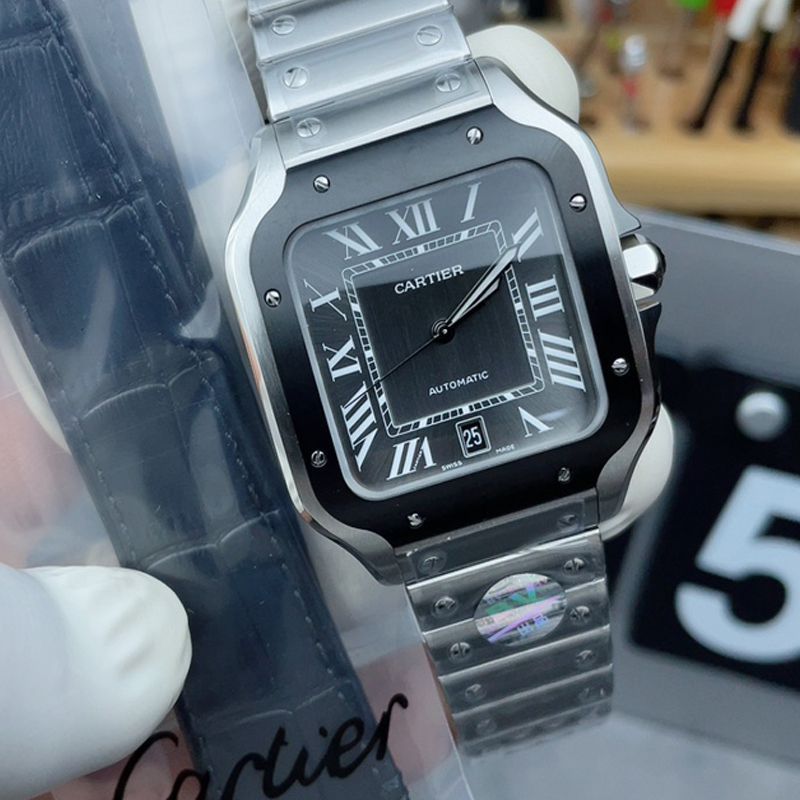 卡地亚山度士BV厂最好高仿复刻手表WSSA0037腕表